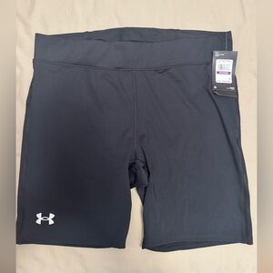 Under Armour Women's Black Biker shorts XXL
